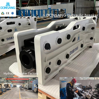35 Tons 45 Tons Big Excavator Hydraulic Rock Breaker Hammer 175 Mm Wide Backhoe Rock Breaker